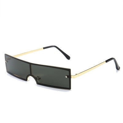 Rimless Sunglasses "SlimShades". Ultra Spiffy Unisex Shades. WickedYo